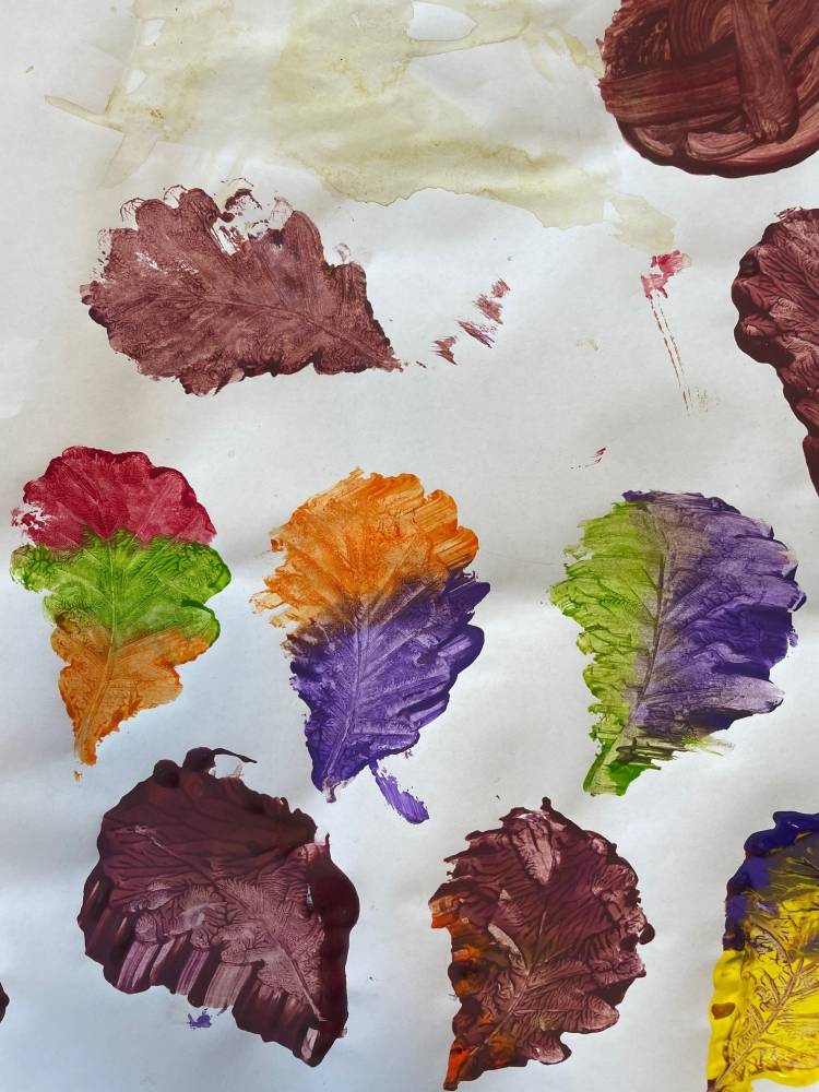 Leaf prints c ackroyd and harvey