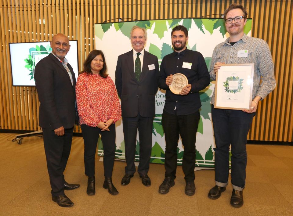 Trees for Cities wins at the London Tree and Woodland Awards 2023