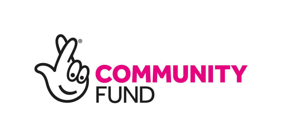Community fund logo digital white background