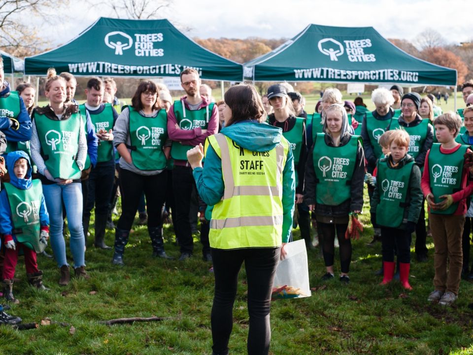 LONDON: Planting day at Ashton Fields