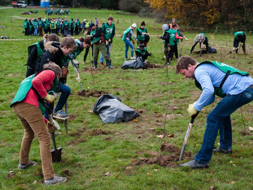 LONDON: Planting day at Yeading Brook Meadows